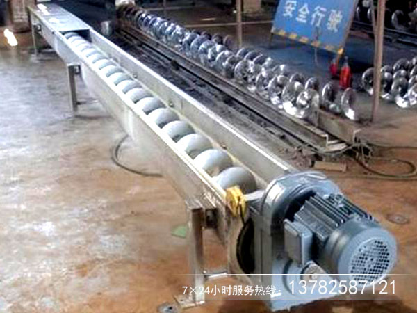 無軸螺旋輸送機使用環境惡劣，保養須謹慎